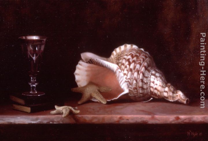 Still Life with Conch Shell, Starfish and a Glass of Wine painting - Maureen Hyde Still Life with Conch Shell, Starfish and a Glass of Wine art painting Still Life with Conch Shell, Starfish and a Glass of Wine painting - Maureen Hyde Still Life with Conch Shell, Starfish and a Glass of Wine art painting